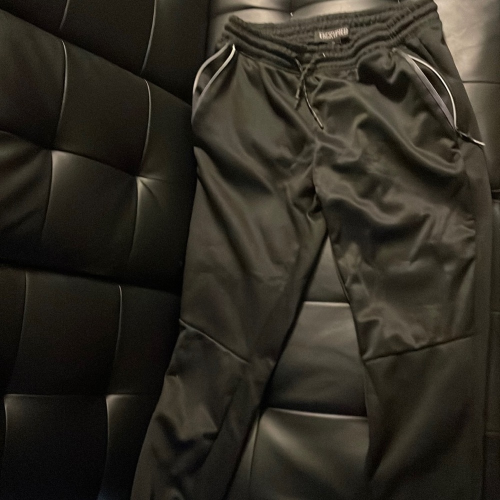 Black Encrypted sweat pants